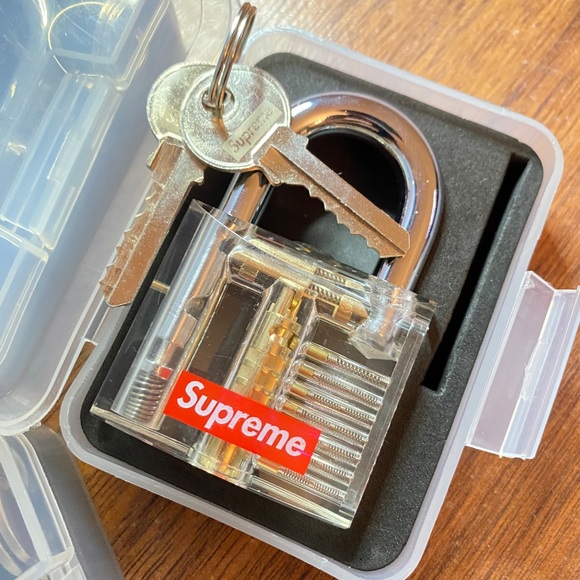 Supreme clear lock accessory